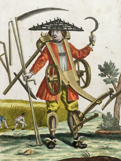 A Peasant Man by Martin Engelbrecht